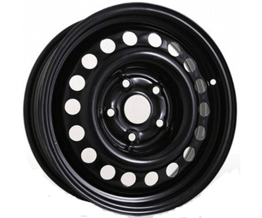 Штампованный диск SDT U2052 black 6.5 x16 5x100 DIA56,1  ET48  Черный